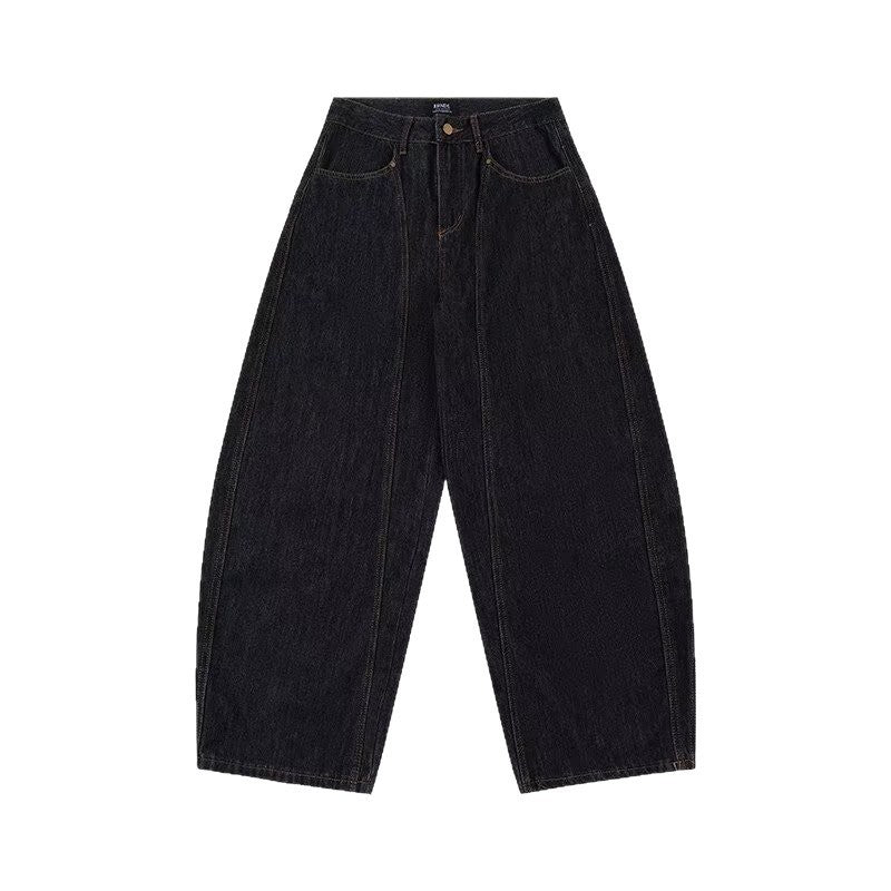 American Retro Machete Profile Fashion Brand Cowboy Loose Wide Leg Pants