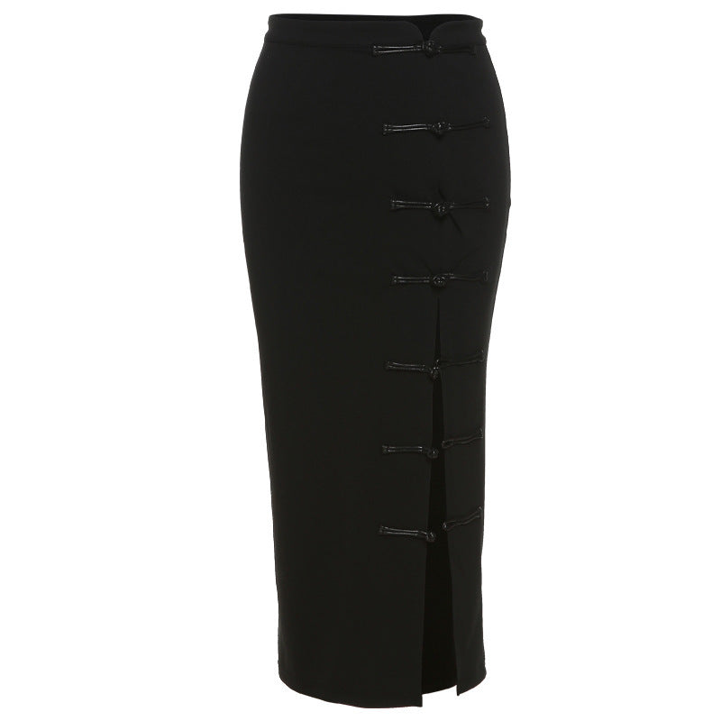 Sleek Slit A-Line Skirt