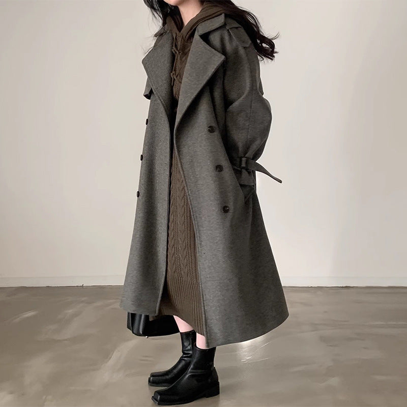 Luxe Cinch Woolen Coat