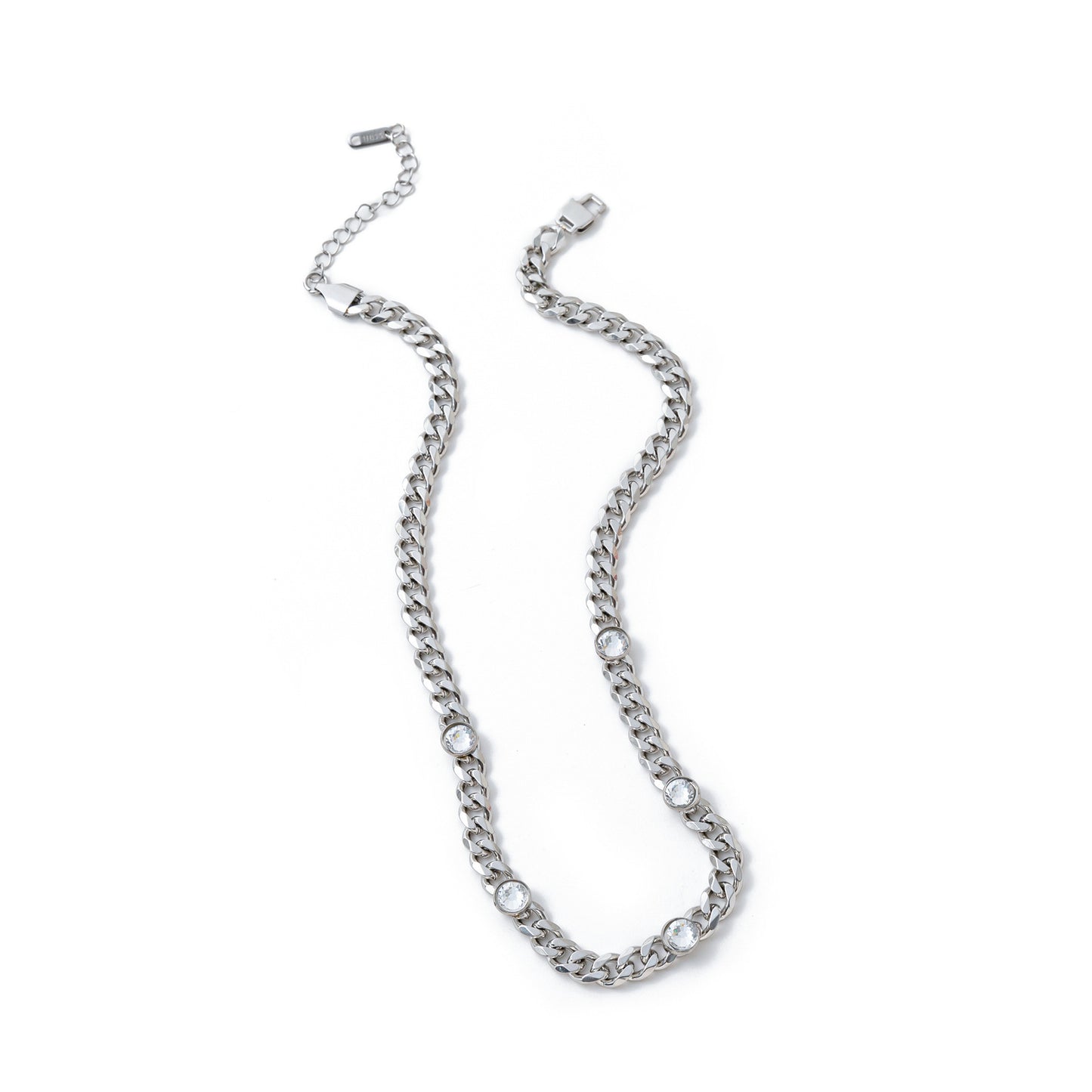 Electroplating Gold Hip-hop Titanium Steel Bracelet Necklace Color Protection