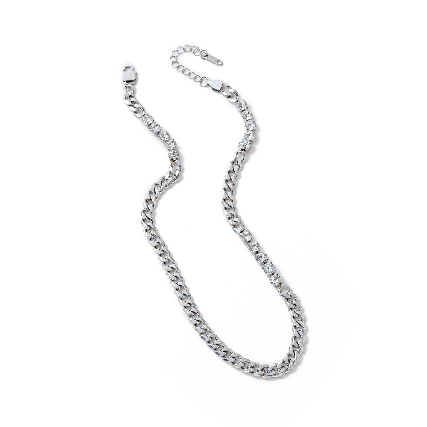 Electroplating Gold Hip-hop Titanium Steel Bracelet Necklace Color Protection