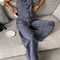 Single-breasted Striped Vest Wide-leg Pants Casual Suit