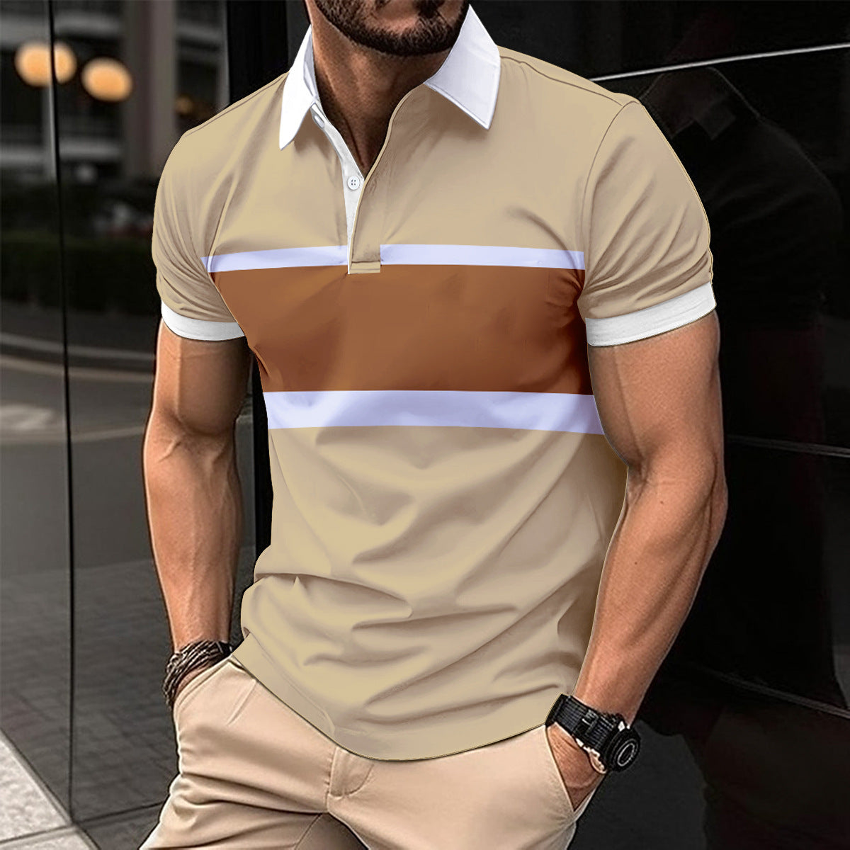 Urban Stripes Men's Polo