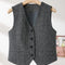 British Old Money Style Woolen Vest Female Spring