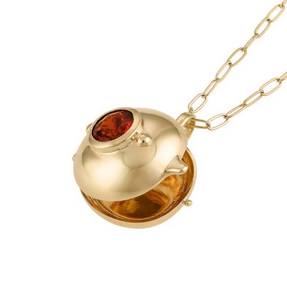 Teapot Can Open And Close Storage Necklace
