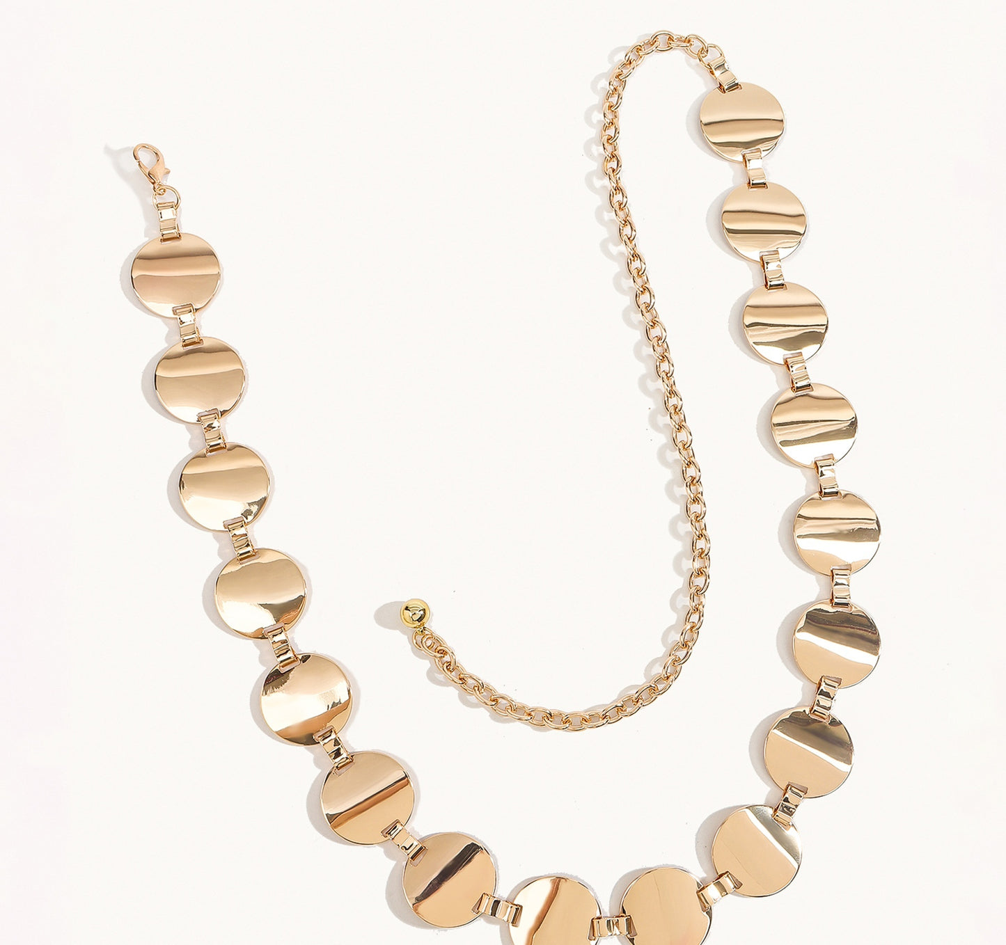 Small Round Slice Waist Chain With Skirt Pants Chain