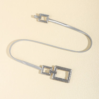 Minimalist Women's Decoration With Elastic Waistband And Versatile Waist Chain