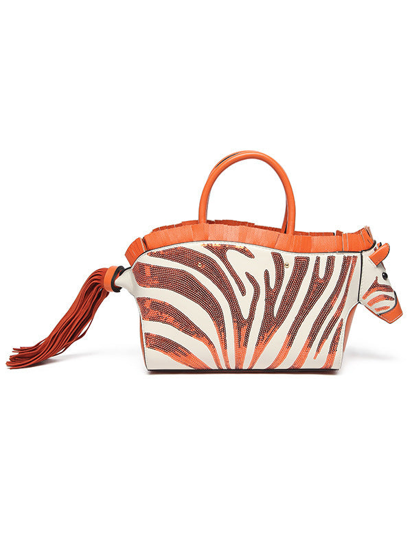 Zeeee- Zebra Personalized Style Shoulder Messenger Bag