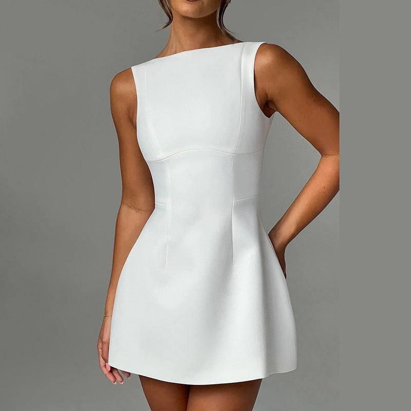 Barely There Backless Mini Dress