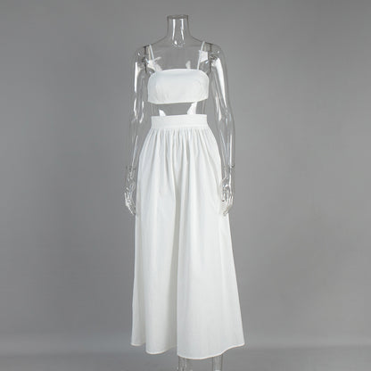 Cotton Suspender Underwear Skirt Suit