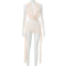Women's Spring And Summer Halter Stacked Top Ribbon Knot Suit
