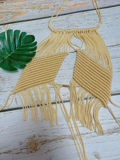 Women's Bikini Beach Vest Tassel Top