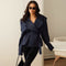Women's Fashion Waist-controlled Long-sleeved Coat