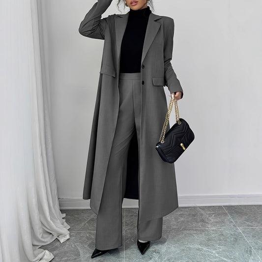 Suit Pants Elegant Graceful Two-piece Set