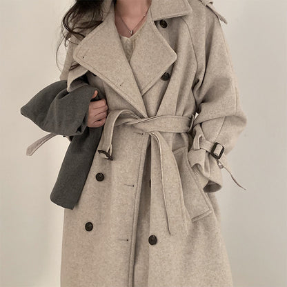 Luxe Cinch Woolen Coat