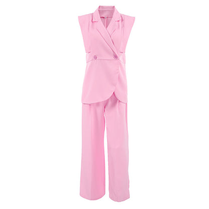 Women's Two-piece Suit Vest Pants