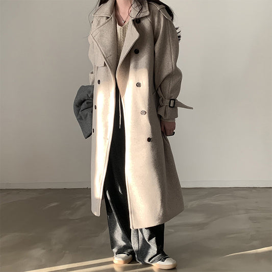 Luxe Cinch Woolen Coat