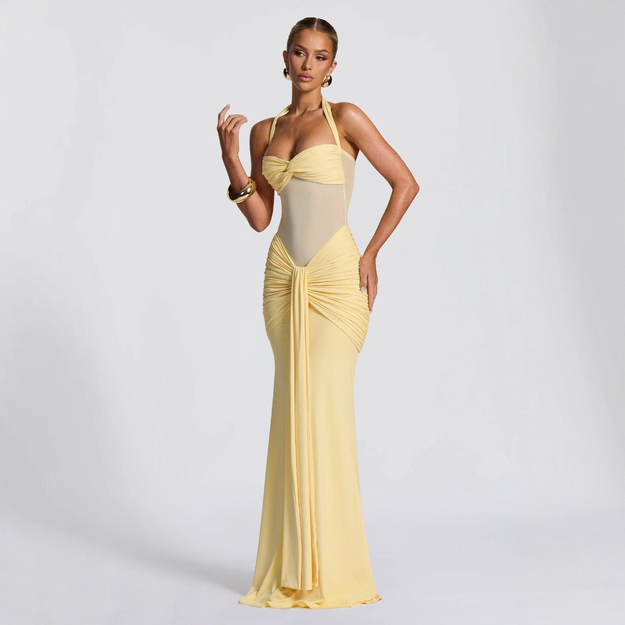 Damen-Etuikleid mit Schleife, schmal geschnitten