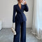Coat Straight-leg Pants Two-piece Suit Women's Clothing