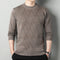 Men's Loose Multicolor Round Neck Warm Sweater.