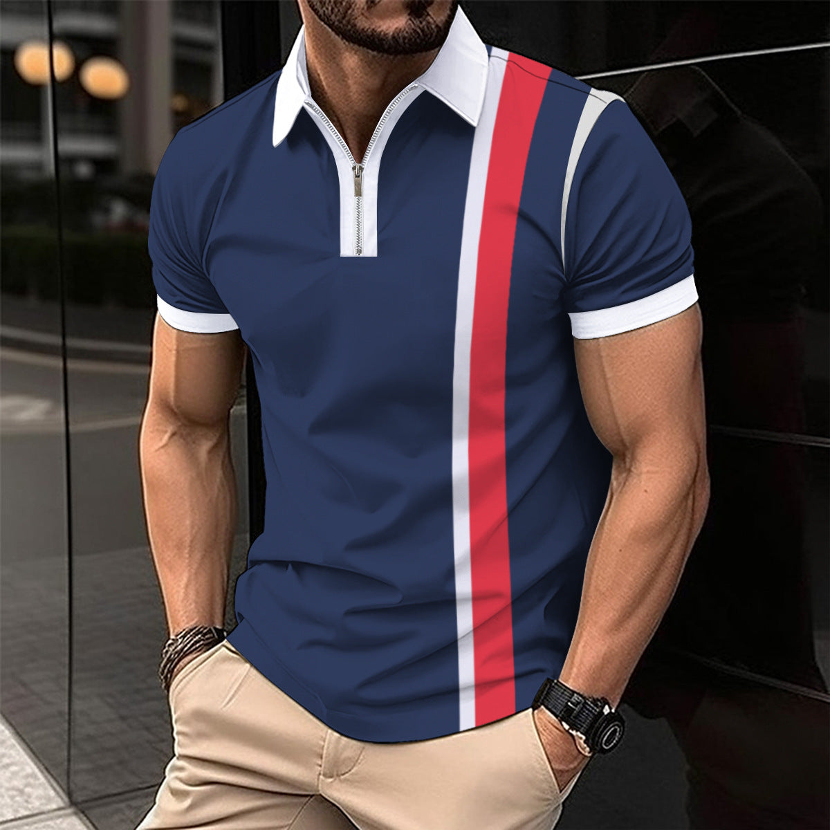 Urban Stripes Men's Polo